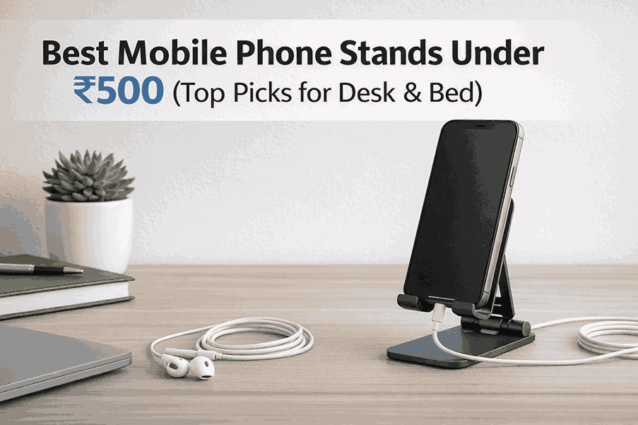 best mobile phone stands under 500 for desk and bed