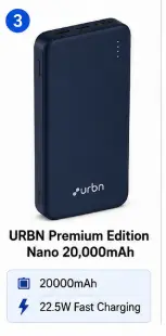 URBN Premium Edition Nano 20000mAh 22.5W power bank