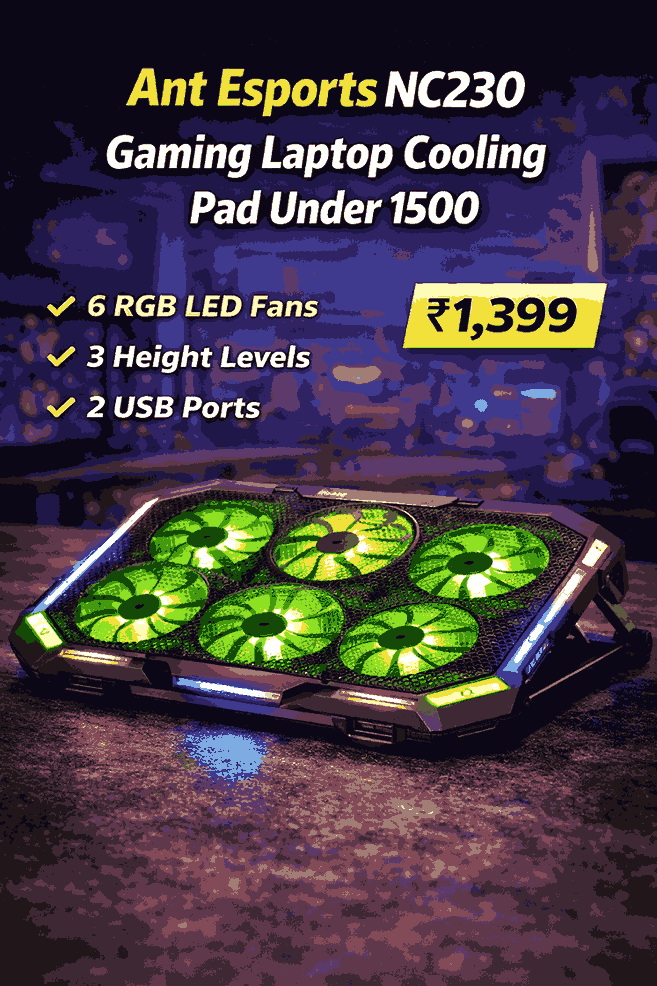 Ant Esports NC230 – Gaming Laptop Cooling Pad Under 1500