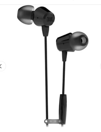 jbl c50hi wired ear headphones with mic