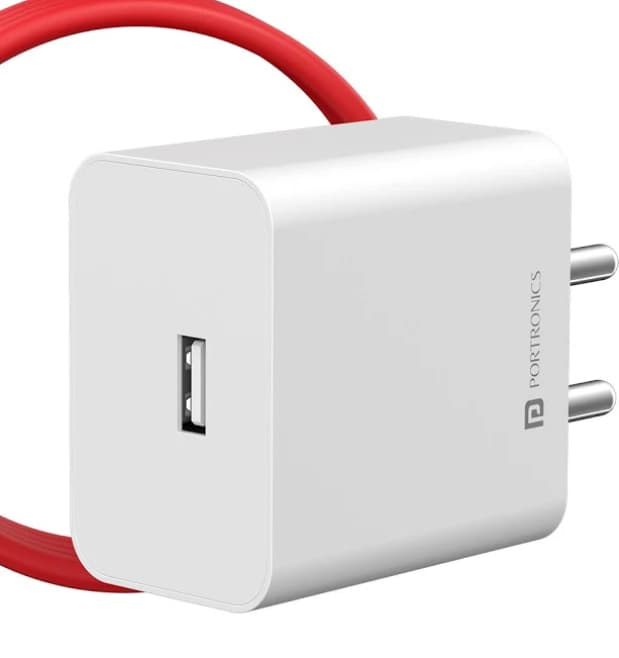 Portonics adaptor 33w fast charging type c charger
