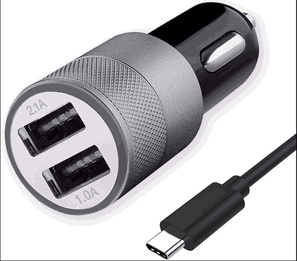 Mi dual port car charger fast charging India