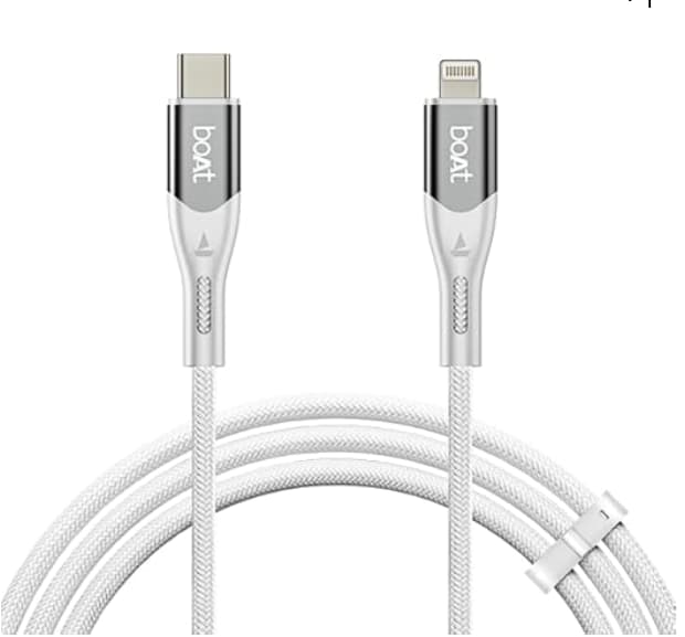 boat type c to lighting cable for 27w fast charging