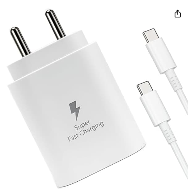 samsung super fast charging 25w usb c charger