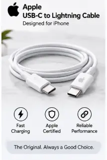 Apple USB-C to Lightning cable for iPhone