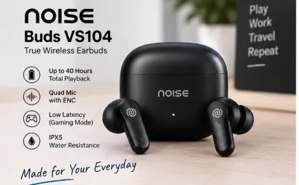 Noise Buds VS104 wireless earbuds with charging case