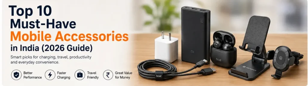 Top 10 Must-Have Mobile Accessories in India 2026 Guide