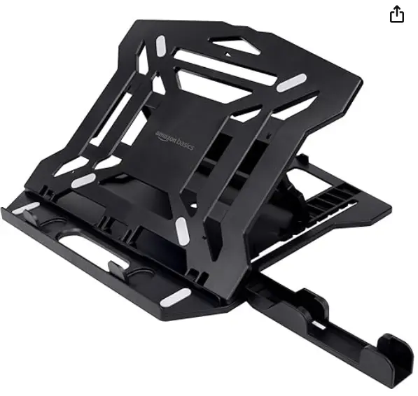 Amazon Basics ABS 2-in-1 Laptop and Mobile Stand