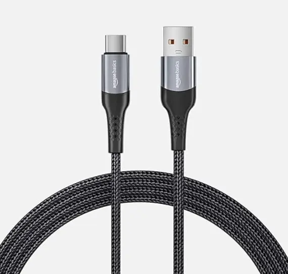 amazon basics Braided 3A Usb A To Usb Type C Fast Charging Usb Cable