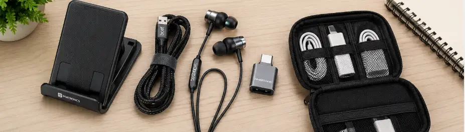 best accessories for android users setup with otg adapter earbuds and fast charging cable