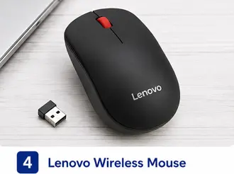 Lenovo Wireless Mouse compact budget mouse for students and office users in India