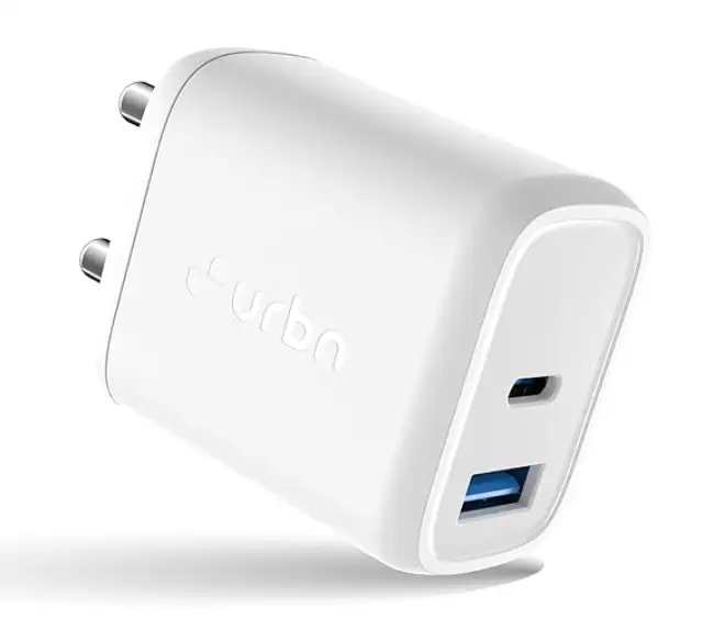 URBN 20W Fast Charger compact USB-C charger under 1000 India