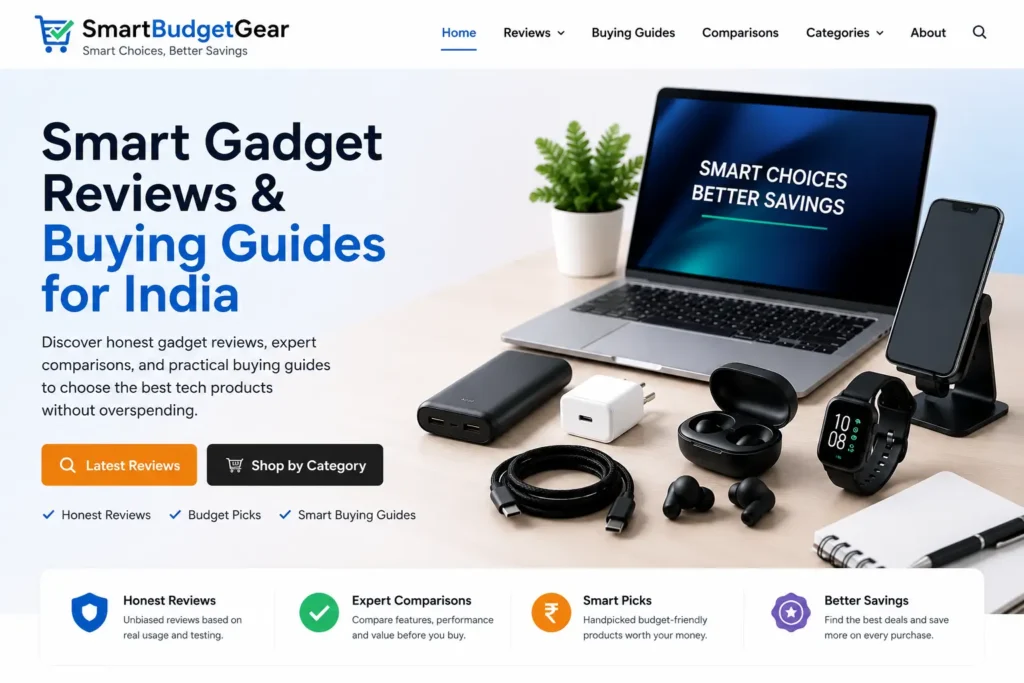 SmartBudgetGear gadget reviews homepage
